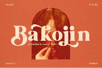 Bakojin font