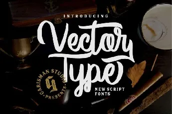 Vector Type Script Free font