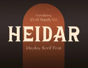 Heidar font