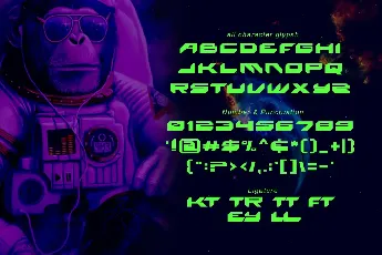 Space Monkey font