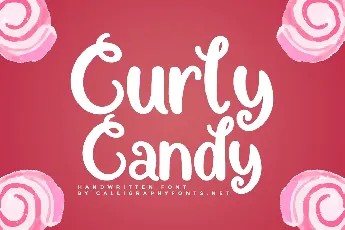 Curly Candy Demo font