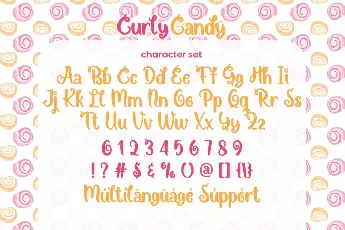 Curly Candy Demo font