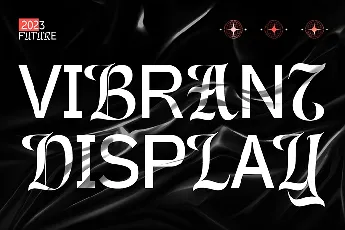 Vibrant-Display font