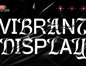 Vibrant-Display font