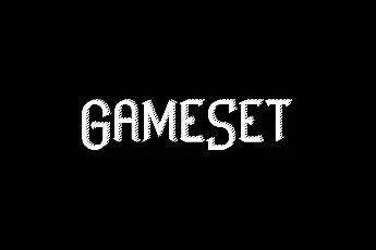 GameSet font