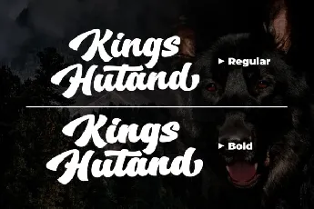 Kings Hutand font