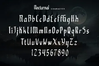 Nocturnal Free font