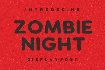 Zombie Night font