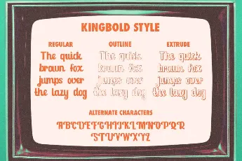 Kingbolt DEMO font