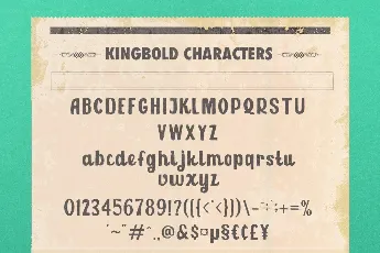 Kingbolt DEMO font