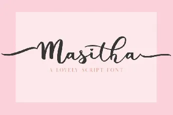 Masitha Script Free font