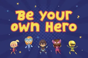 Big Heroes Free Trial font