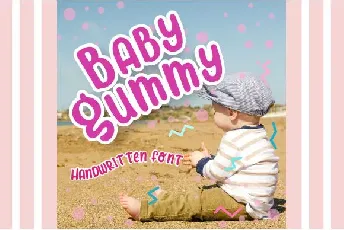 Baby Gummy font