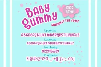 Baby Gummy font