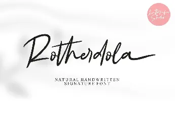 Rotherdola - Personal Use font