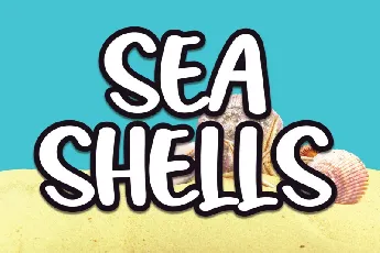 Sea Shells Display font