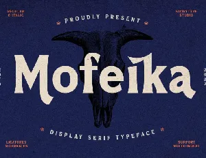 Mofeika font