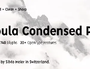 Albula Condensed Pro font