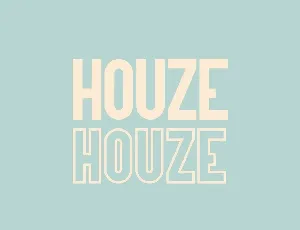 Houze font