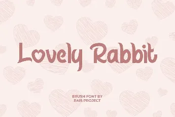 Lovely Rabbit font