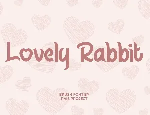 Lovely Rabbit font