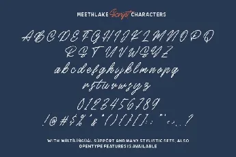 Meethlake – Vintage font