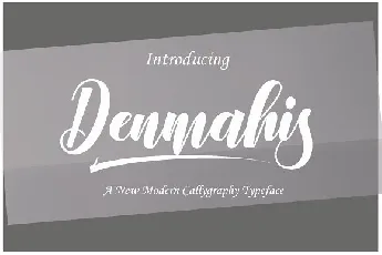 Denmahis font