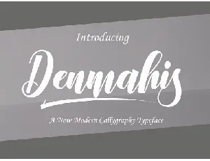 Denmahis font