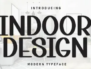 Indoor Design Display font