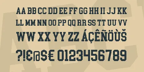 College Block font