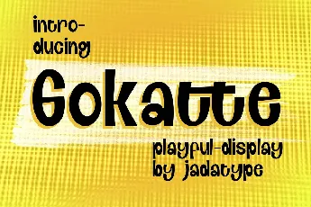 Gokatte font