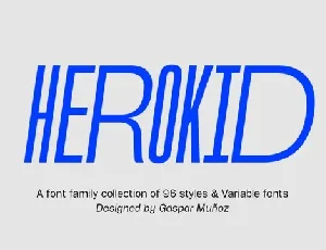 Herokid Family font