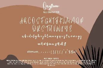 Dayflower font