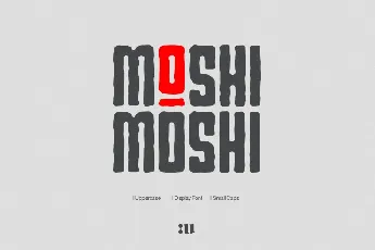 Small Moshi Moshi font