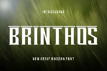 Brinthos font