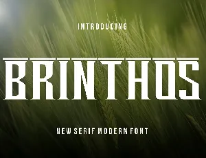 Brinthos font