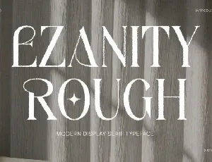 Ezanity Rough font