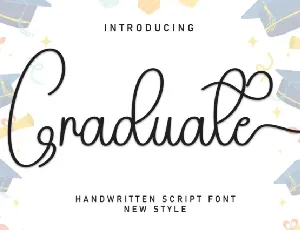 Graduate Script font