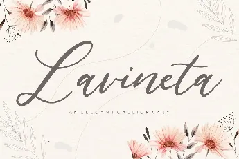 Lavineta font