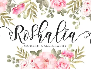 Roshalia font