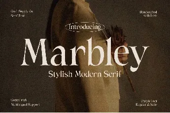 Marbley font