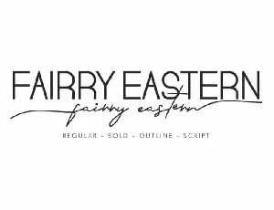 Fairry Eastern Sans Serif Duo font