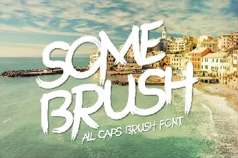 SomeBrush font