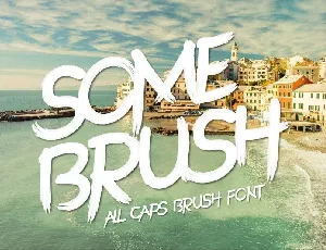 SomeBrush font