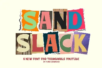 Sand Slack font