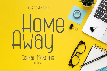 Home Away font