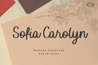 Sofia Carolyn font