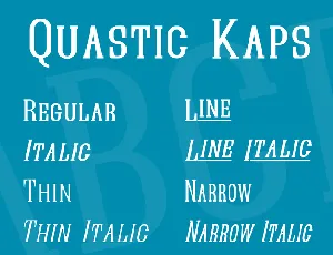 Quastic Kaps font