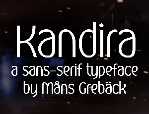 Kandira Alt PERSONAL font