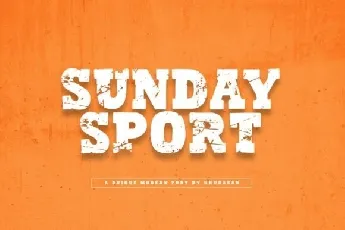 Sunday Sport font